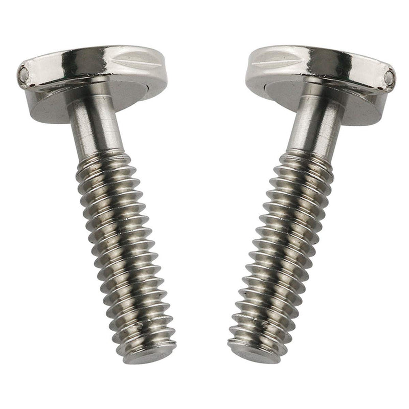 [AUSTRALIA] - E-outstanding D Ring Hinged Screw 2PCS 1/4-20 Thread D-Ring Stainless Steel Camera Fixing Screws for Camera Tripod Monopod QR Plate 26mm Length 