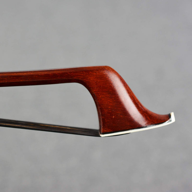 [AUSTRALIA] - Black Horse Hair 4/4 Size Double Bass Bow French Model Wild Tone VINGOBOW 300BFB 72.5cm Brazilwood Stick Ebony Frog Straight Stick Smooth Tuner Easy Rosin Neat Works for High Level Student 