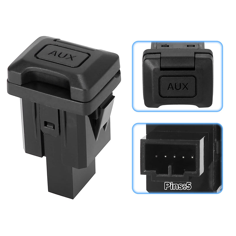 [AUSTRALIA] - X AUTOHAUX 39112-SNA-A01 for Honda Civic 2006-2011 for Honda CRV 2009-2011 Auxiliary Aux Stereo Adaptor Audio Input Jack Radio Car Repair Parts 