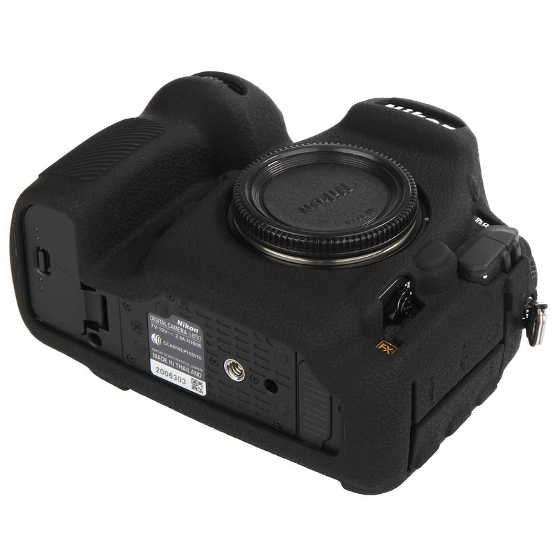 Easy Hood Camera Case for Nikon D850 Soft Silicone Rubber Camera Protective Body Case Skin for Nikon D850 Camera Bag Protector Cover (Black) Black