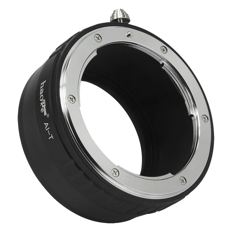 Haoge Manual Lens Mount Adapter for Nikon Nikkor F/AI/AIS/D Lens to Leica L Mount Camera Such as T, Typ 701, Typ701, TL, TL2, CL (2017), SL, Typ 601, Typ601