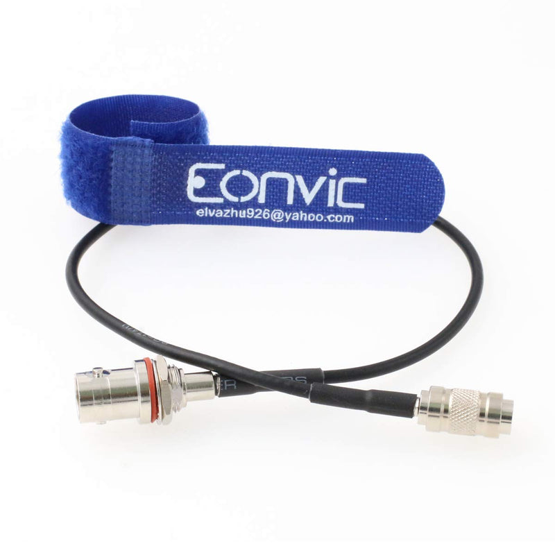 Eonvic HD SDI DIN 1.0/2.3 to BNC Female RG174 75ohm Cable for Blackmagic HyperDeck Shuttle straight DIN-female BNC 6 inch/15cm