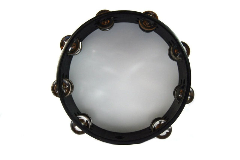 10" Tambourine Reflective Laser Patern Double Row Jingle