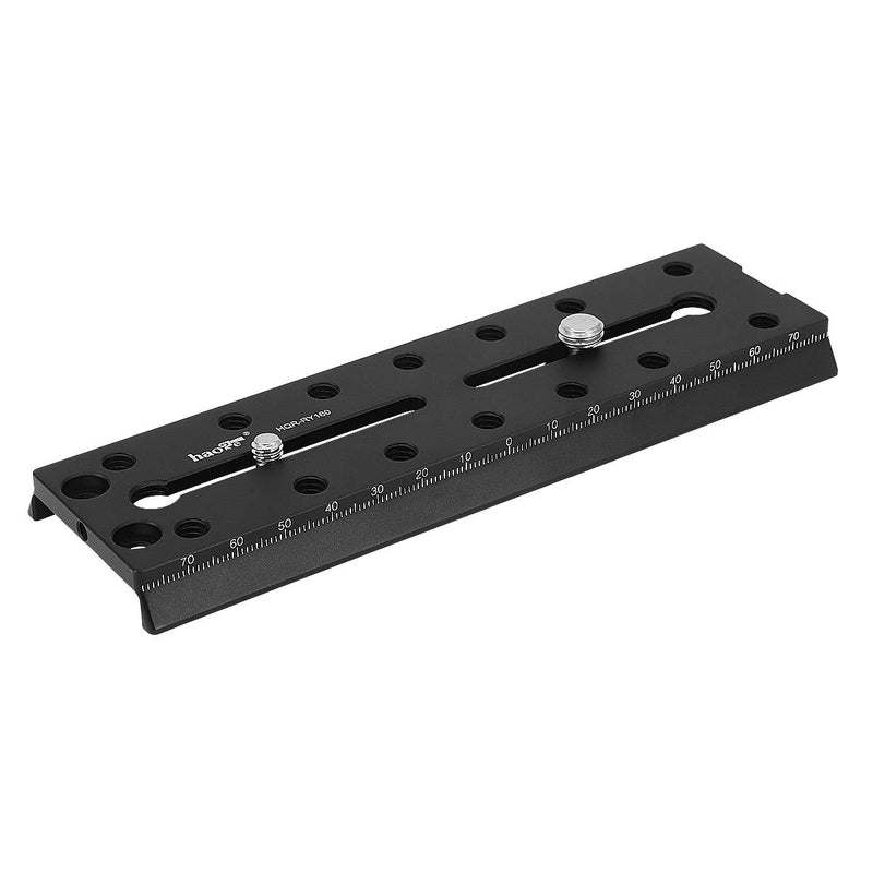 Haoge HQR-RY160 160mm Multi-Purpose Long Camera Extender Rail Mounting Quick Release Plate for DJI Ronin-S Ronin S Gimbal Stabilizer 160mm Plate for Ronin S