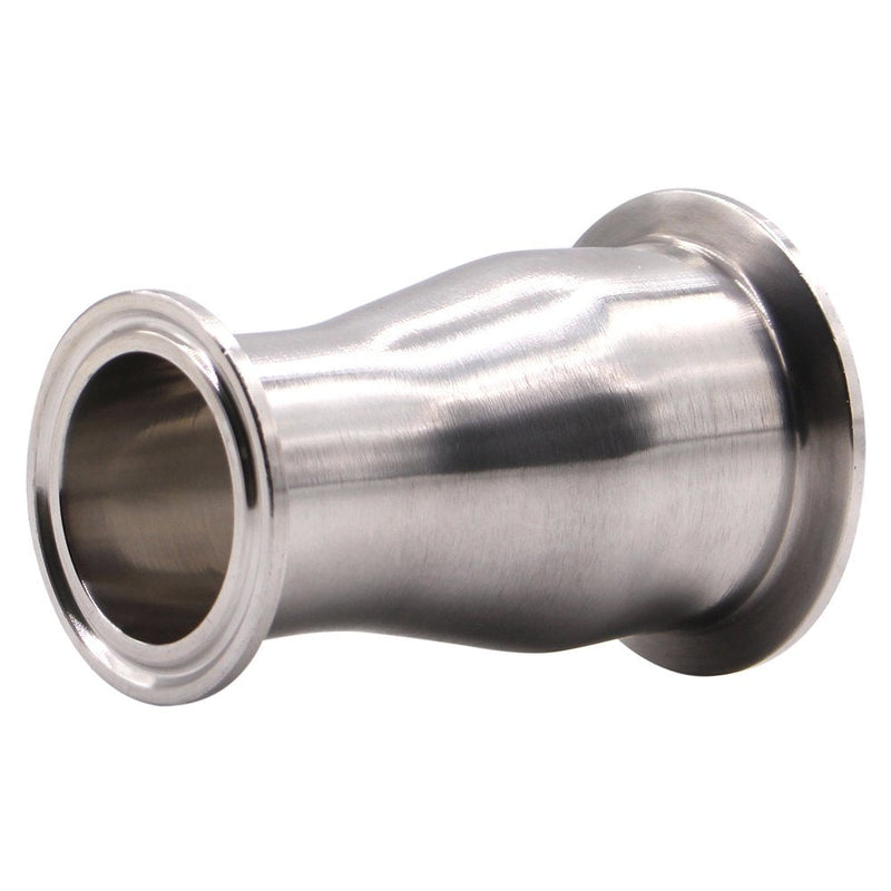 [AUSTRALIA] - DERNORD Sanitary Fitting Reducer Fitting SUS304 Tri Clamp Ferrule Style 2" Tube OD to 1-1/2" Tube OD OD SIZE: ( 2 Inch * 1-1/2 Inch ) Pack of 1 