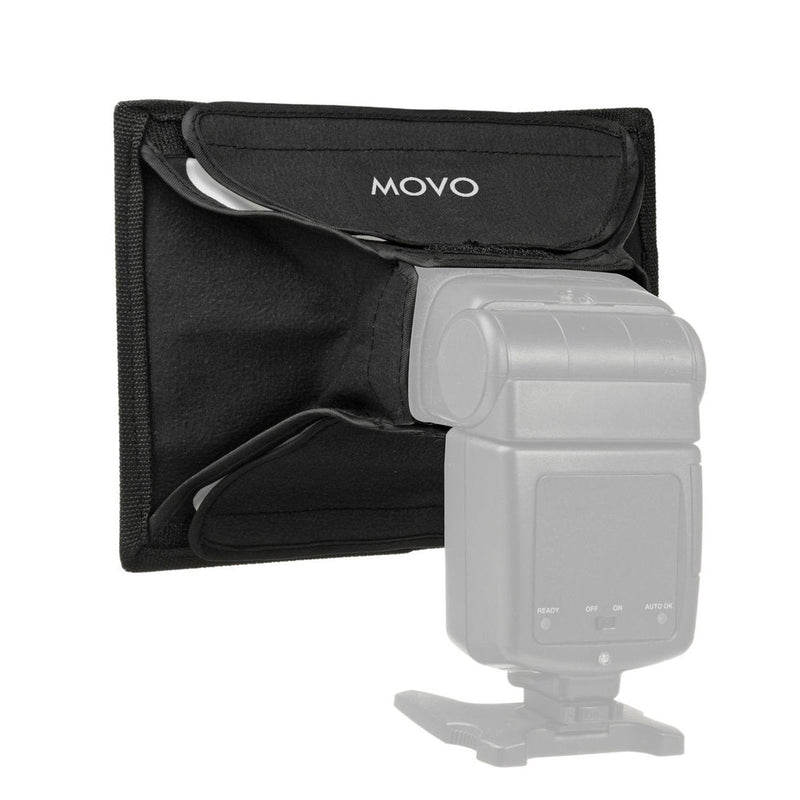 Movo Photo SB7 Universal Cloth Softbox Flash Diffuser for External Camera Flashes (Size: Medium)