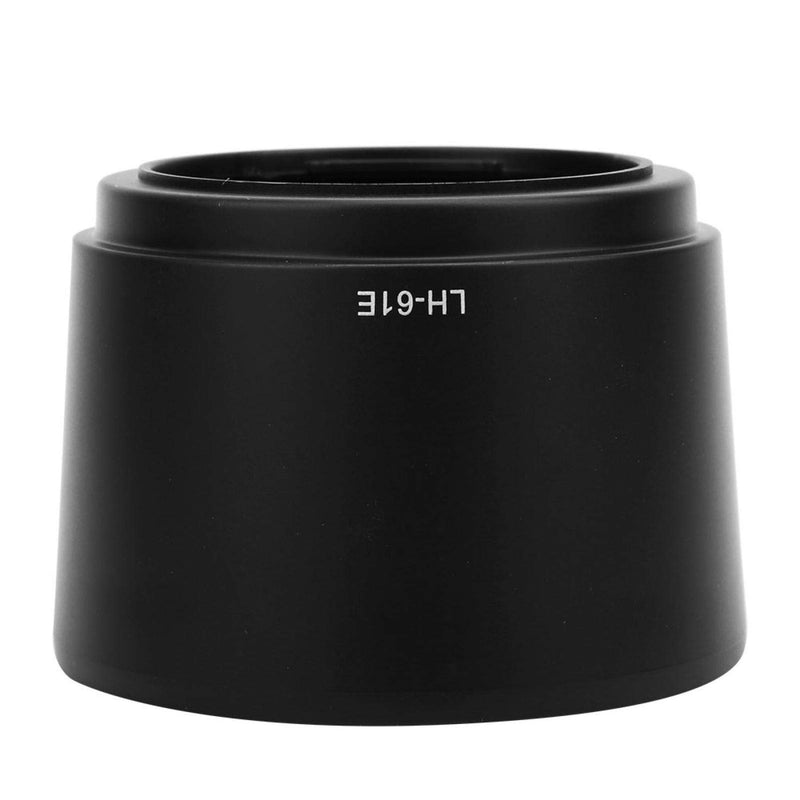DAUERHAFT LH-61E Camera Lens Hood,Opaque Lightweight Camera Lens Hood,for Olympus 70-300mm f / 4.8-6.7 Camera Lens,Prevent The Entry of Non‑Imaging Light,Sand, Rain