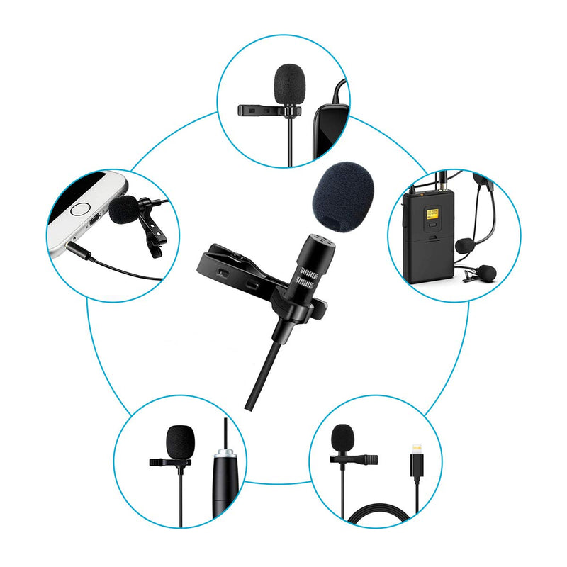 [AUSTRALIA] - BILIONE Lavalier Lapel Microphone Windscreens, 12 Pcs Professional Mini Mic Soft Foam Cover 