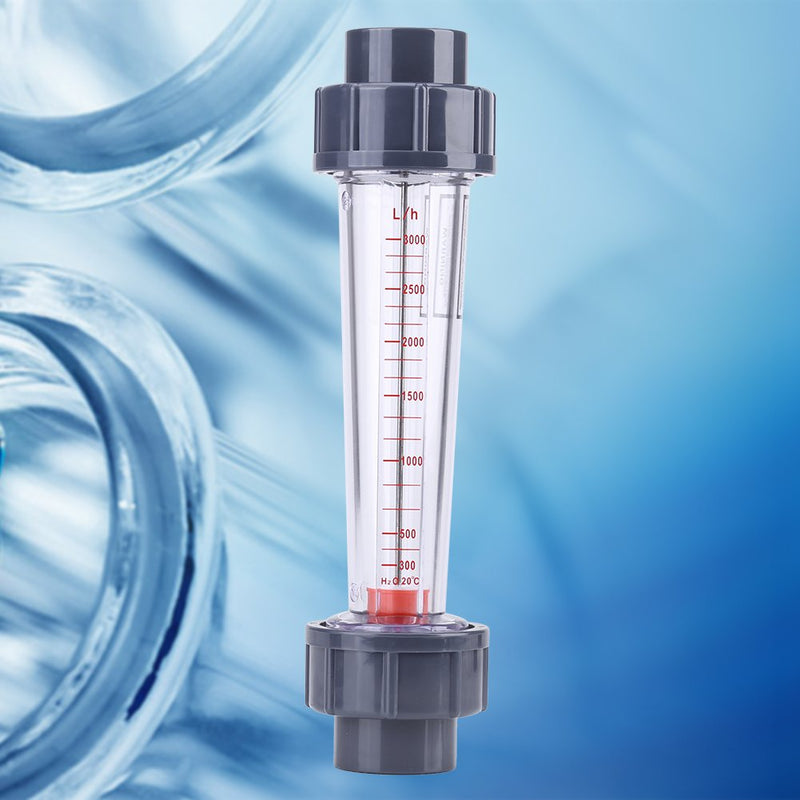 Flowmeter Rotameters Plastic Tube Type LZS-25 Flows Meter 300-3000L/H Water Rotameter