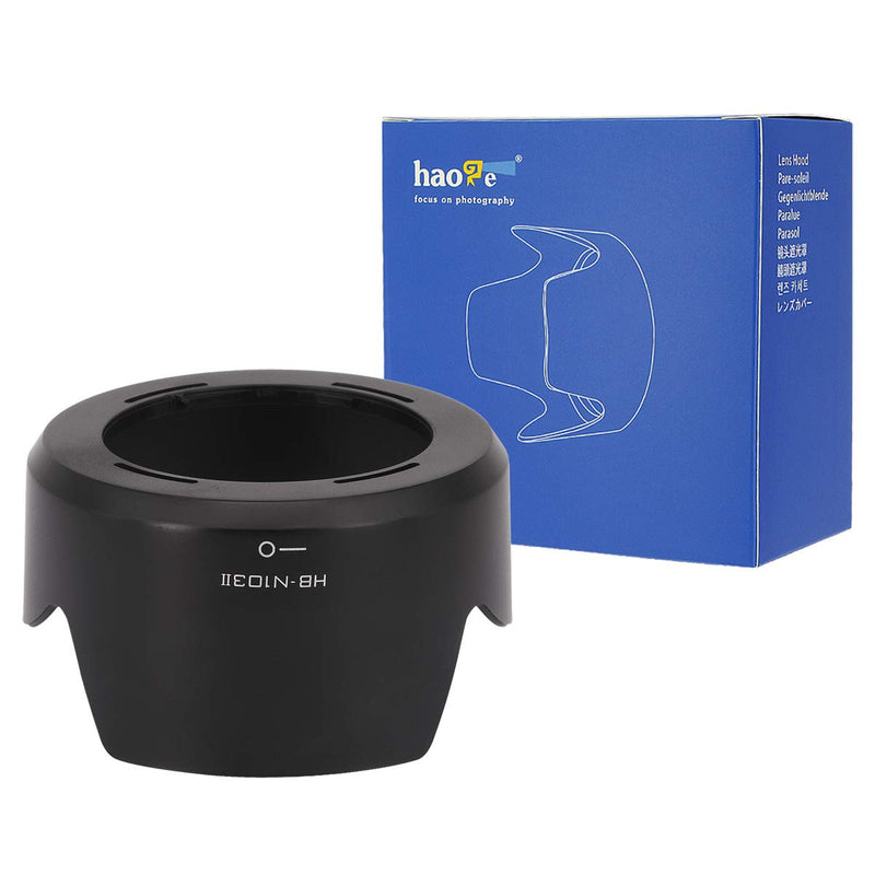 Haoge Bayonet Petal Flower Lens Hood for Nikon 1 Nikkor VR 30-110mm f3.8-5.6 and Nikon 1 Nikkor VR 10-30mm f3.5-5.6 Lens Replaces Nikon HB-N103II