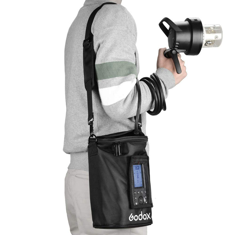 Godox PB-600P Portable Flash Light Case Bag with Shoulder Strap for Godox Witstro AD600Pro Strobe Light