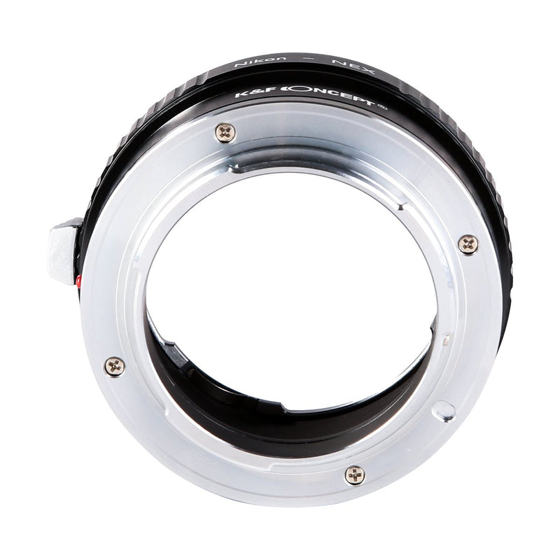 Copper Adapter K&F Concept Lens Mount Adapter Compatible with Nikon AI Lens to Sony NEX E-Mount Camera Body