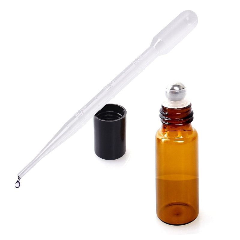 Haishell 200 PCS 3ML Transfer Pipettes,Clear White Plastic Graduated Pipettes for Essential Oils,Disposable Liquid Pipettes