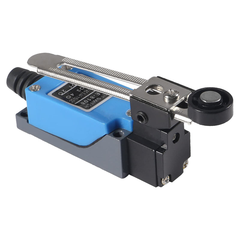 AEDIKO ME-8108 Limit Switch Adjustable Roller Lever Arm Momentary Limit Switch NC-NO for CNC Mill Laser Plasma 3D Printer Door Switch 5pcs
