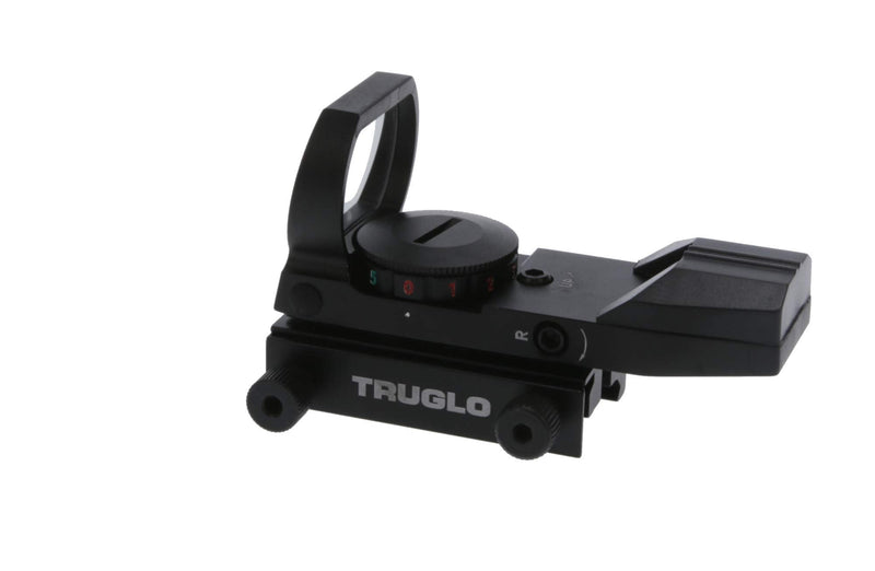 TRUGLO Dual-Color Multi-Reticle Open Dot Sight 5-MOA Dual-Color Dot