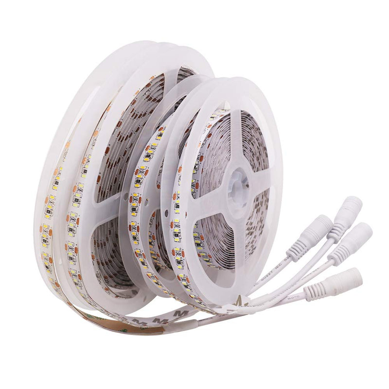 [AUSTRALIA] - XUNATA Dimmable LED Light Strip Kit with Power Supply, SMD 3014 1020 LEDs, Super Bright 16.4ft/5m 12V LED Ribbon, Non-Waterproof, 6000K Daylight White Under Cabinet Lighting Strips, LED Tape Cool White Non-waterproof IP20 