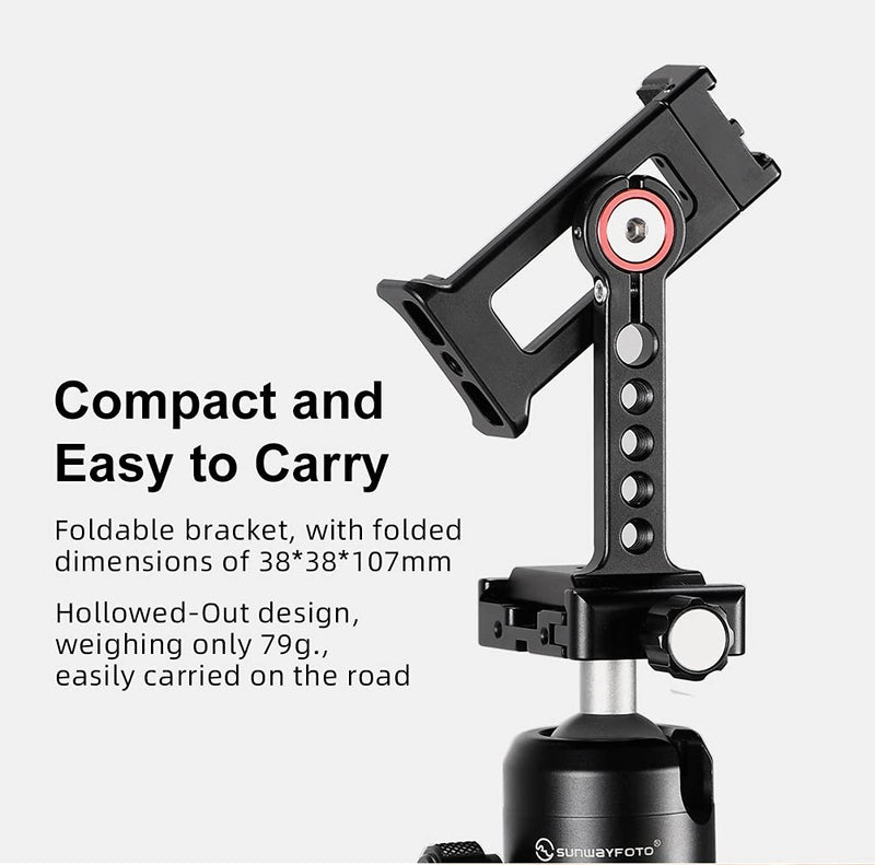 Sunwayfoto CPC-05 Arca/RRS Compatible Modular Smartphone Cell Phone Holder 58mm to 90mm / Bracket Tripod Mount