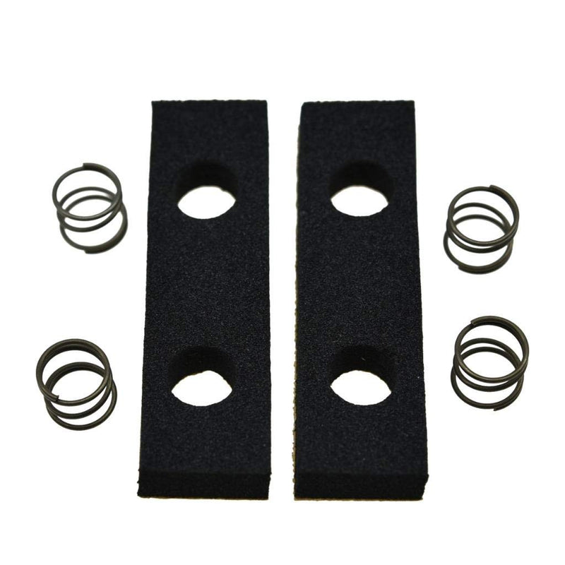 KAISH Set of 2 Bass Pickup Height Foam Pickup Height Adjustment Pads with Springs for Jazz J Bass or for Jazzmaster Style Pickups Pack of 2 for J Bass