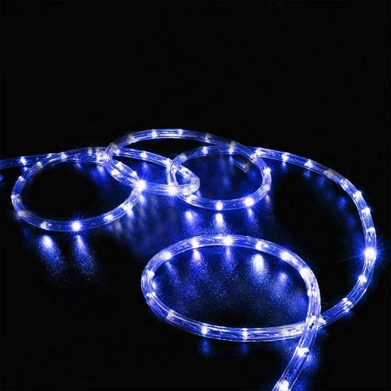 [AUSTRALIA] - WONFAST Solar Rope Lights Outdoor, 39ft 100LED LED Rope Lighting Waterproof Copper Wire Rope String Light for Christmas Home Garden Patio Parties Decor (1-Blue) 1-blue 