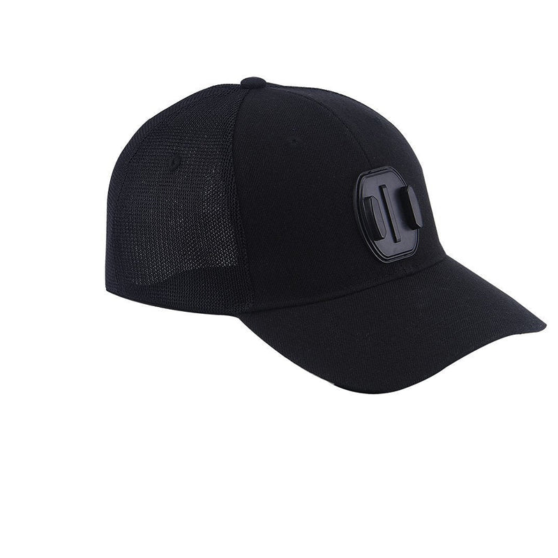 [AUSTRALIA] - Smatree Baseball Hat Mount Mesh Cap Compatible with Gopro Hero 10/9/8/7/6/5/ 5 Session/4/3+/3/2/1/DJI OSMO Action Cameras (L 58-60cm) Black 