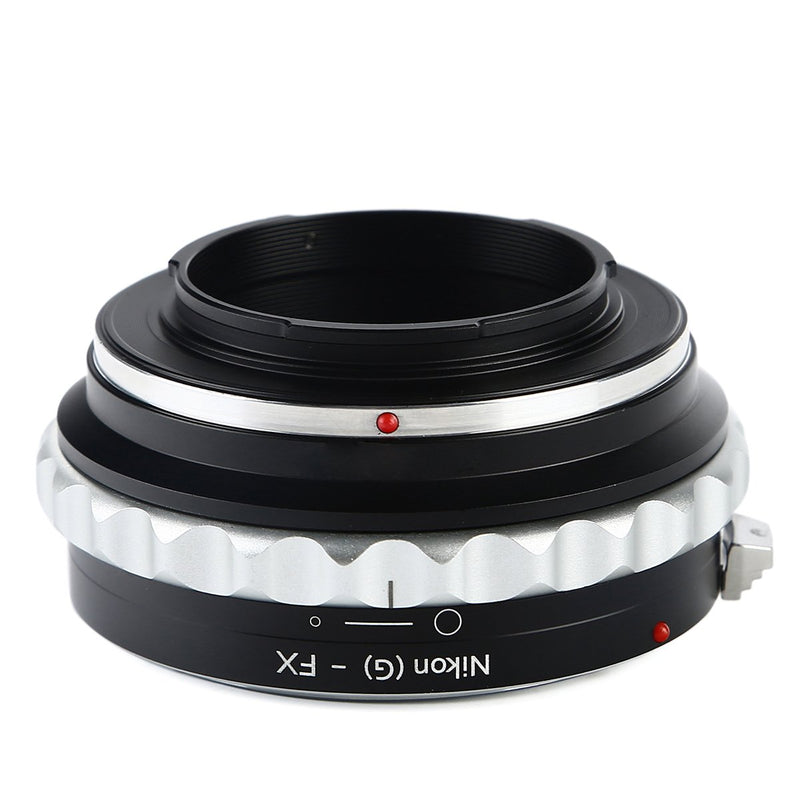 Adapter to Convert Nikon F-Mount D, G-Type Lens to Fujifilm X-Mount for Fuji X-Pro1, X-Pro2, X-E1, X-E2, X-E2S, X-M1, X-A1, X-A2, X-A3, X-A10, X-T1, X-T2, X-T10, X-T20 Mirrorless Digital Camera