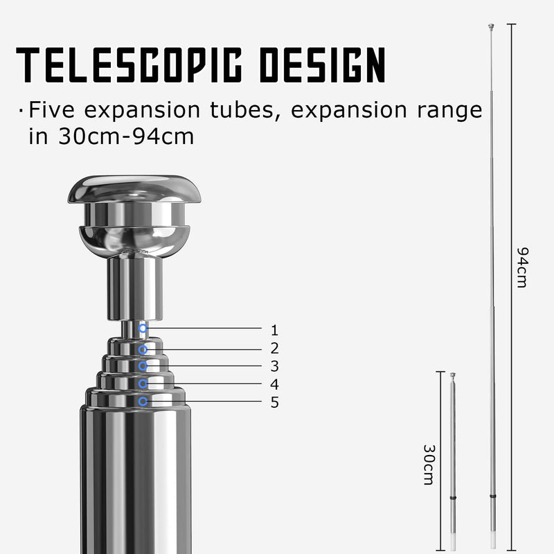 [AUSTRALIA] - Tecreddy Power Car Antenna Mast Replacement for Toyota 4 Runner (1996-2002) - Toyota Hilux (1998-2005) - Toyota Prado (1996-2002) 