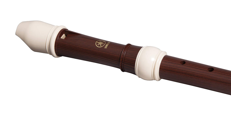 Yamaha YRA-312B Alto Recorder, simulated Rosewood finish, Key of F