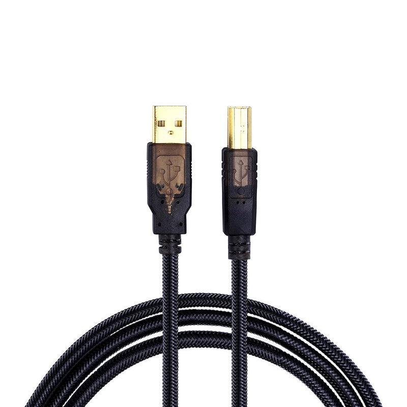 MIDI Cable,USB A to USB B cable Compatible with Instruments Piano, Midi Controller, Midi Keyboard, Audio Interface Recording, USB Microphone and More (6ft/1.8m)