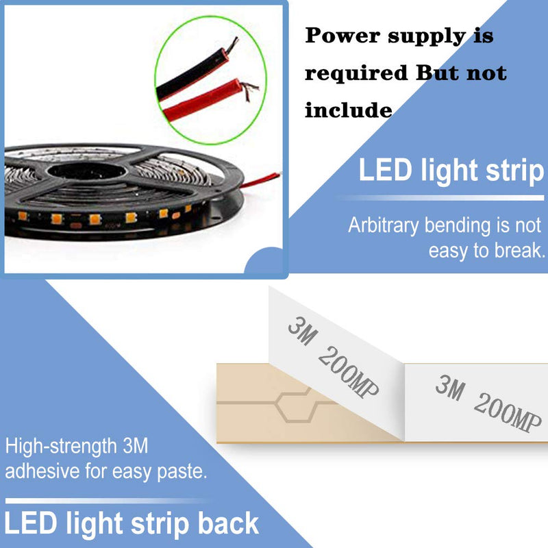 [AUSTRALIA] - Qoope - Led Strip Lights Waterproof, Flexible Led Light Strips, Green Led Strip 16.4Ft 5M 5050 SMD 300 LED For Bedroom Boat Car TV backlighting, Party Holiday, Stage lights, Christmas and More 