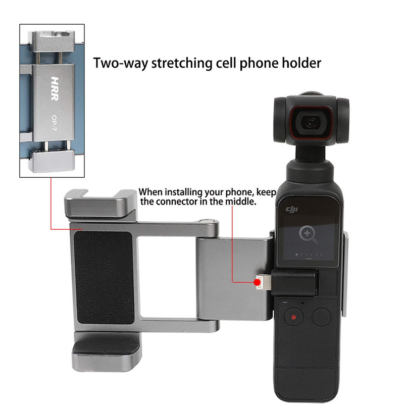 [AUSTRALIA] - Pellking OSMO Pocket 2/OSMO Pocket Phone Holder Phone Clip Compatible with DJI OSMO Pocket Accessories 