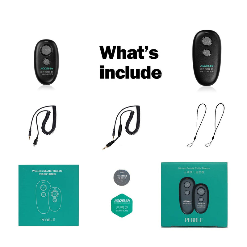 [AUSTRALIA] - AODELAN Wireless Shutter Release for Olympus OM-D E-M10 Mark II, Pen E-PL8, Pen-F and for Panasonic Lumix DMC-G7, G85, GH4, Replaces RM-UC1 and DMW-RSL1 for Panasonic & Olympus 