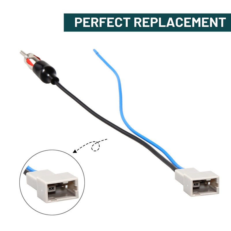 [AUSTRALIA] - Anina Car Radio Antenna Adapter for 2003-2016 Honda CRV Fit Accord Civic Mazda CX-3 CX-5 Antenna Cable Extension Connector to Aftermarket Radio Receivers For Honda/Mazda 