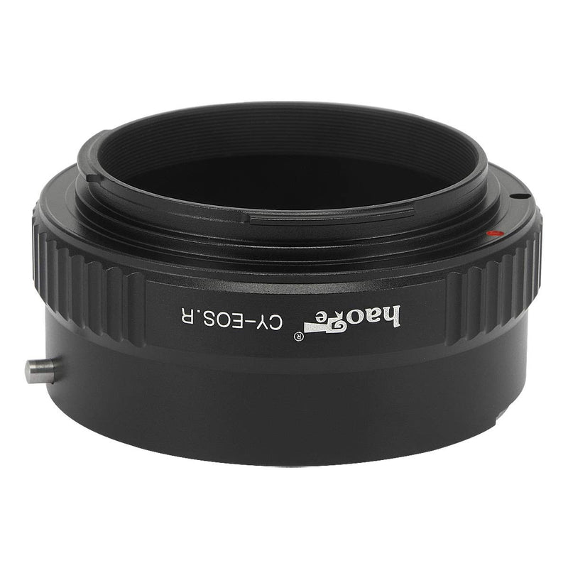 Haoge Manual Lens Mount Adapter for Contax Yashica C/Y CY Lens to Canon RF Mount Camera Such as Canon EOS R