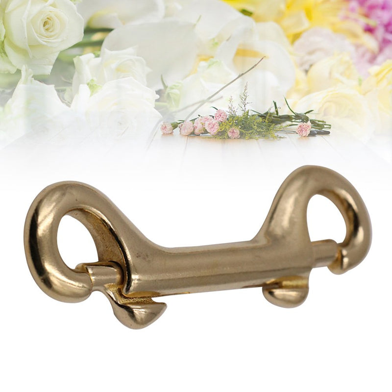 [AUSTRALIA] - UKCOCO 2 Pack Scuba Diving Double Ended Brass Trigger Clips Snap Hook for Bag Key Keychain Luggage Strap 90mm 