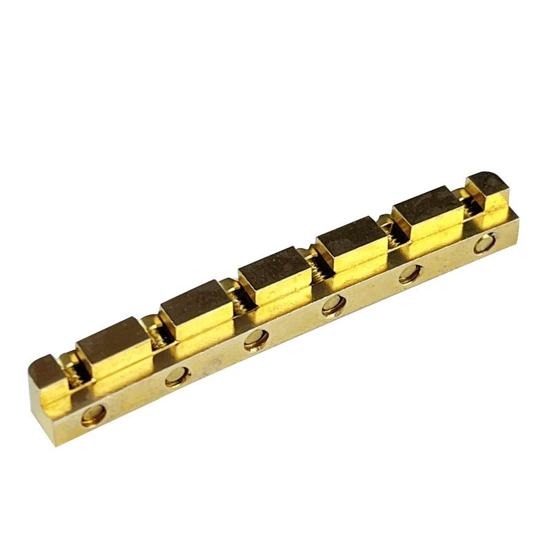 Kaynes 42mm Height Adjustable Brass Guitar Nut Replacement for Telecaster Tele Stratocaster Strat ST TL Style Electric or Acoustic Guitar (42mm for ST/TL Guitar) 42mm for ST/TL Guitar