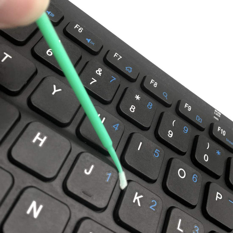 100 Pack Phone Charge Port Cleaning Tool kit,Bendable Mini Soft Round Brushes Cleaner Compatible with iPhone 11 Pro Speaker Tablet Camera Laptop Computer Smartphone Green