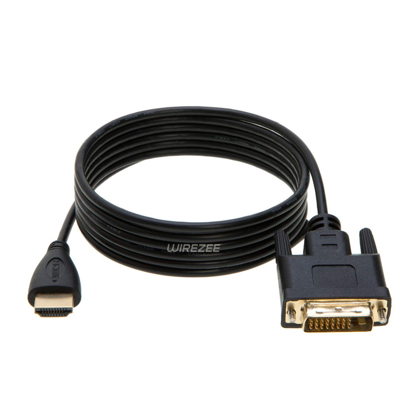 DVI-D to HDMI Video Cable 24+1 Pin Dual Link M/M 1.5f 3ft 6ft 10ft 15ft 25ft (10FT)