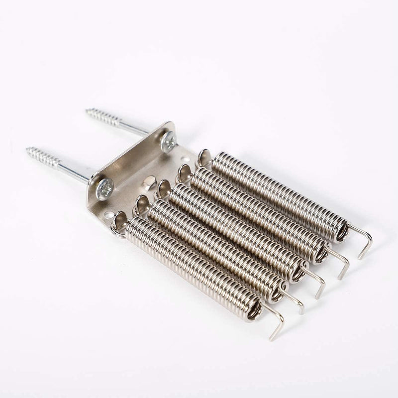 Alnicov Guitar Pure Vintage Tremolo Spring Claw Screws Kit for ST Strat Electric Guitar Replacement