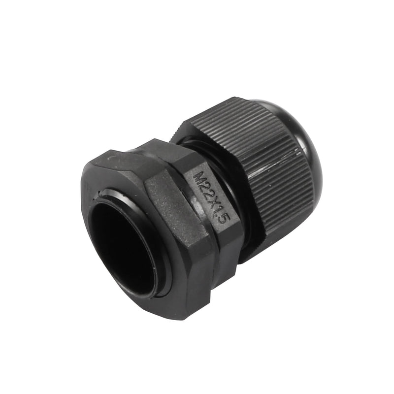 [AUSTRALIA] - uxcell 20 Pcs M22 Waterproof IP68 Nylon Cable Gland Joint Adjustable Locknut for 10mm-14mm Dia Cable Wire 