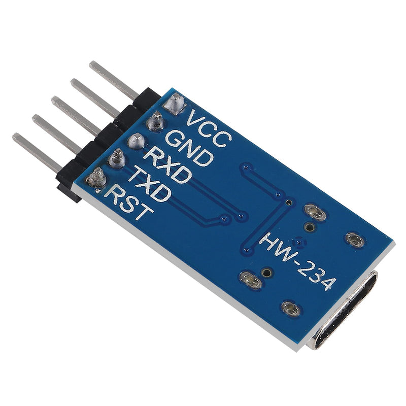 D-FLIFE 4pcs Type C USB to TTL Serial Port ch340n Module Upgrade MCU Download Brush line