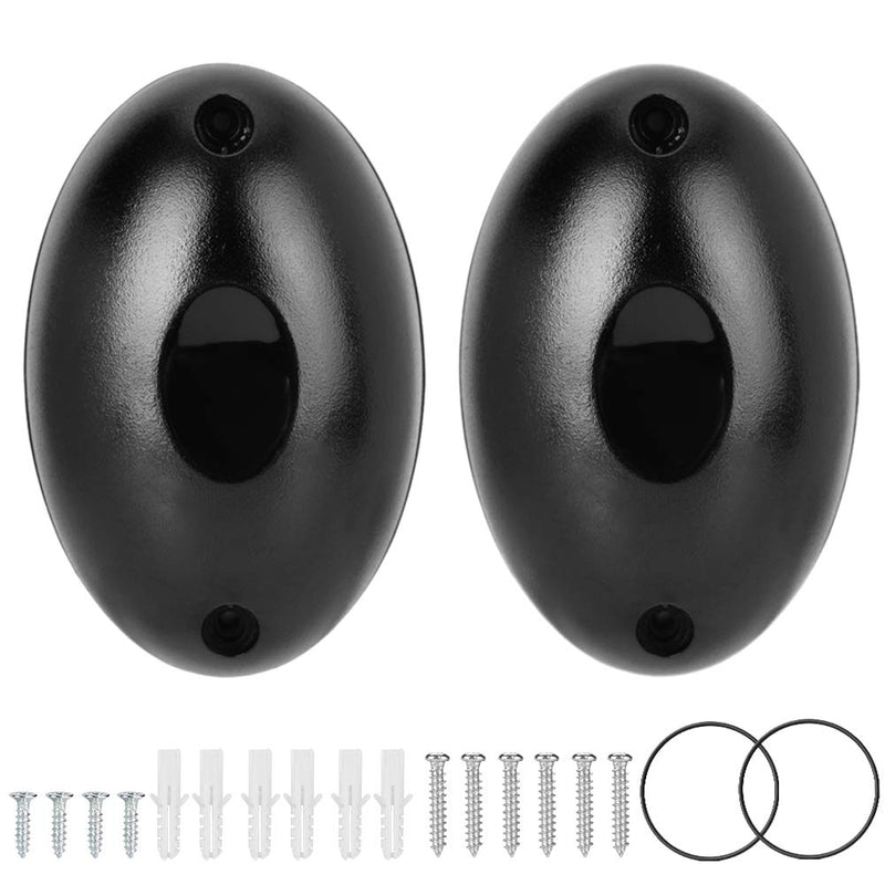 Door Single Beam Alarm Photoelectric PC Material 12V DC Infrared Detector for Home Security System Black