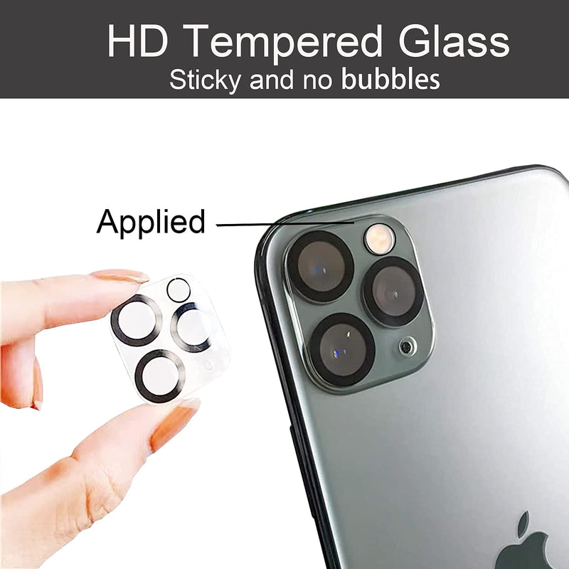 2 Pack Compatible with iPhone 11 Pro Camera Lens Protector Clear, iPhone 11 Pro Camera Lens Protector, iphone 11 Pro Camera Cover, iphone 11 Pro Camera Protector Accessories (Clear)