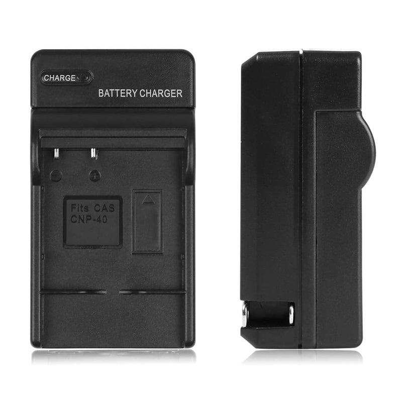 NP40 NP-40 Battery Charger for Casio Exilim EX-Z400, EX-FC100, EX-FC150, EX-P505, EX-P600, EX-P700, Zoom EX-Z100, EX-Z1000, EX-Z1050, EX-Z700, EX-Z750, EX-Z850, Replacement for BC-31L Charger