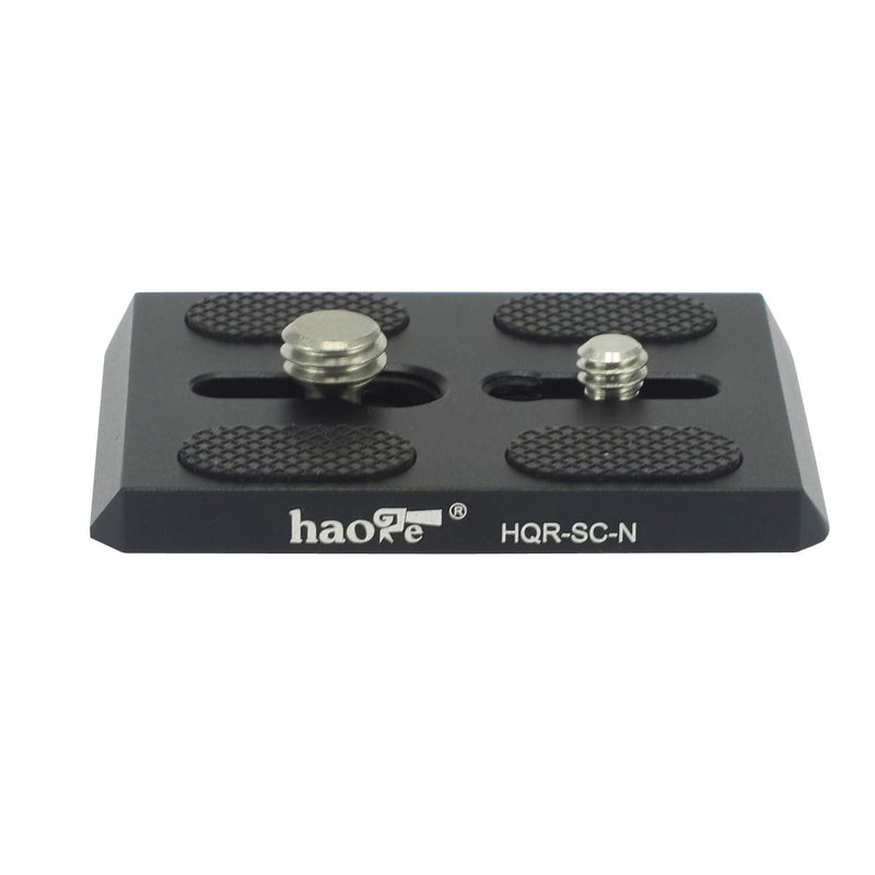[AUSTRALIA] - Haoge HQR-SC-N Camera Quick Release Plate for Sachtler Video DV 8/100, DV10 3+3, DV10 5+5, FSB6T, FSB8T, FSB-10T Tripod Fluid Head Replace Touch & Go Plate S,Canon EF 600mm f/4L is III USM Lens 