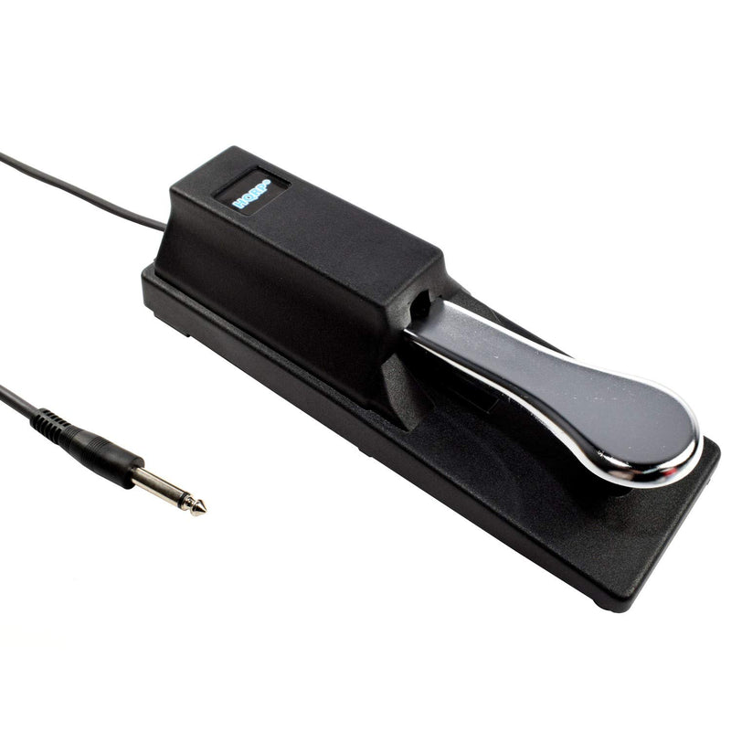 HQRP Sustain Pedal compatible with Yamaha YPG-235 / YPG-535 / YPT-230 / YPT-330 / YPT-240 / PSR-E243 / MM6 / MM8 / MO6 / MO8 / MOX6 / MOX8 / MX49 / MX61 Keyboards Piano Style