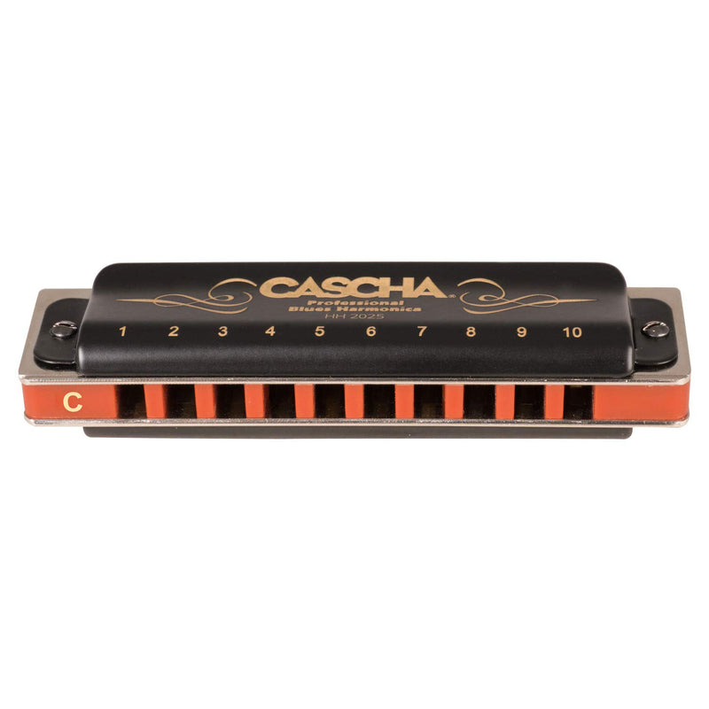 Cascha Harmonica C-Major beginners and advanced - High-quality 10-hole diatonic harmonica excellent sound - perfect storage and maintenance with blues harmonica softcase and cleaning cloth C Major