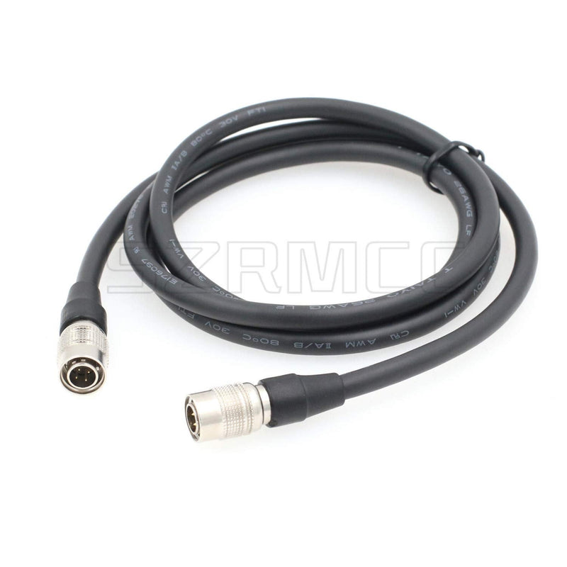 SZRMCC Hirose 4 Pin Male to Hirose 4 Pin Male Power Cable for Sony Arri Camera to Zaxcom Sound Devices Zoom F4 F8