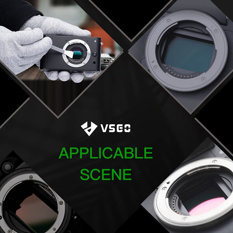 VSGO V-S01E Micro Four Thirds 4/3 Sensor Cleaning Swabs 12pcs for DSLR Cameras