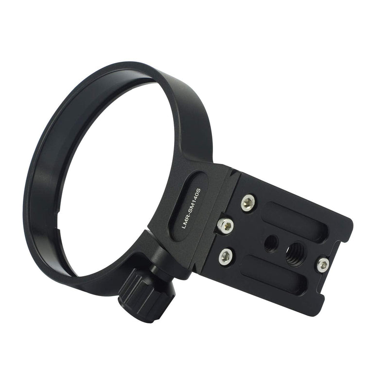 Haoge LMR-SM140S Lens Collar Replacement Foot Tripod Mount Ring Stand Base for Sigma 100-400mm F5-6.3 DG DN OS Lens Sony E Mount Art 105mm F1.4 DG HSM Built-in Arca Type Quick Release Plate