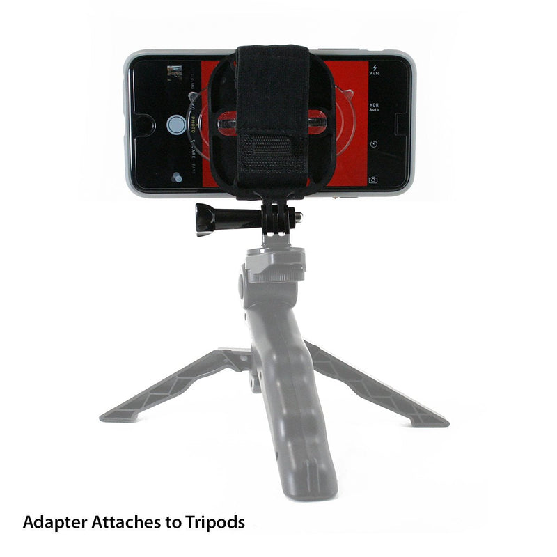 Action Mount - Universal Smartphone Mount Set Add-On for Video. Attach to Any Sport Camera Mount for Use with Phone While Hunting & Fishing. (Action Mount Setup) Action Mount Setup